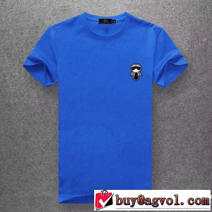 半袖Tシャツ 春夏シンプルファッションでOK！ FENDI フェンディ多色可選 2019夏ファション新品