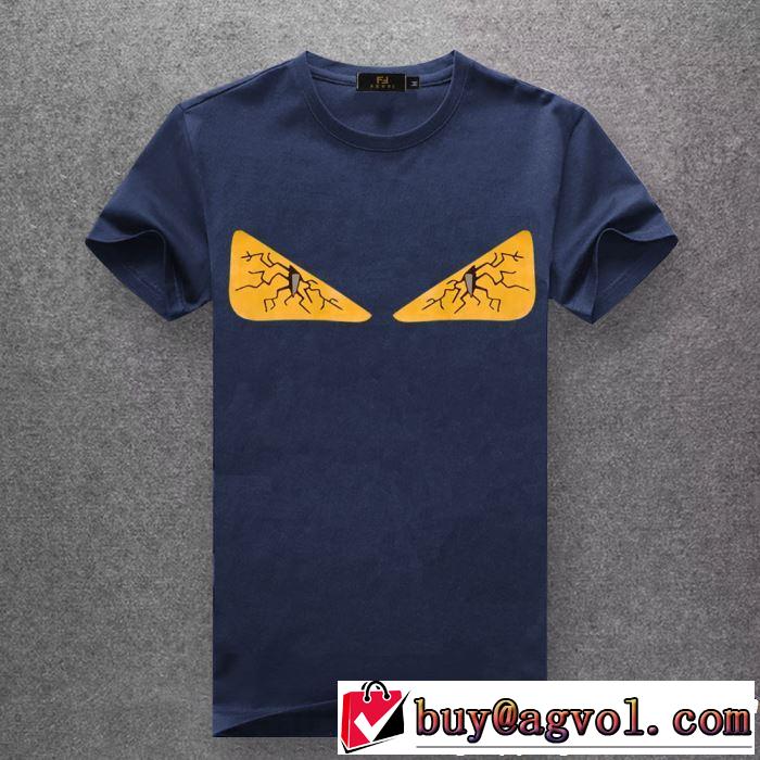 FENDI フェンディ半袖Tシャツ 多色可選 2019年の夏のマスト 清涼感とカジュアルスタイル