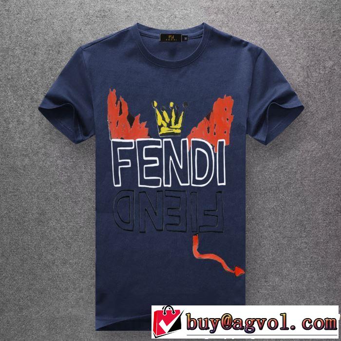 素敵なスタイルで夏の定番 2019年の春夏に着たい FENDI フェンディ多色可選 半袖Tシャツ