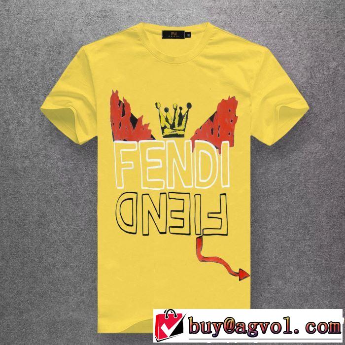 素敵なスタイルで夏の定番 2019年の春夏に着たい FENDI フェンディ多色可選 半袖Tシャツ