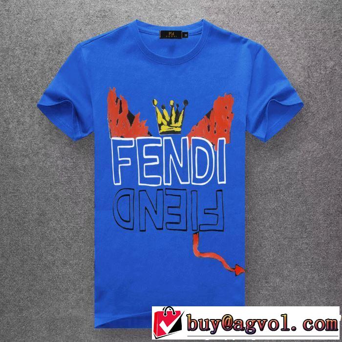 素敵なスタイルで夏の定番 2019年の春夏に着たい FENDI フェンディ多色可選 半袖Tシャツ