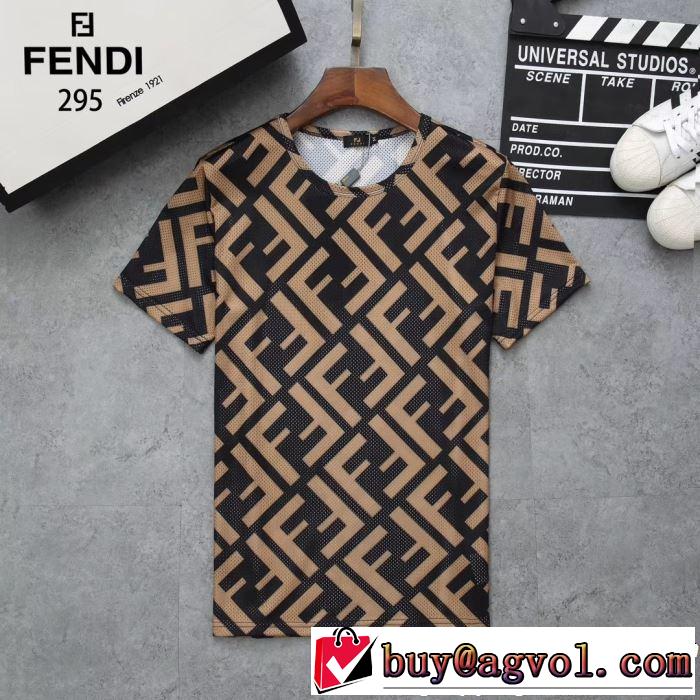 魅力的な今年らしい FENDI フェンディ半袖Tシャツ 3色可選 2019年春夏のトレンドアイテム