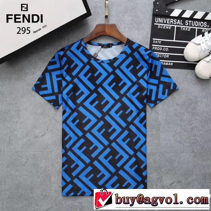魅力的な今年らしい FENDI フェンディ半袖Tシャツ 3色可選 2019年春夏のトレンドアイテム