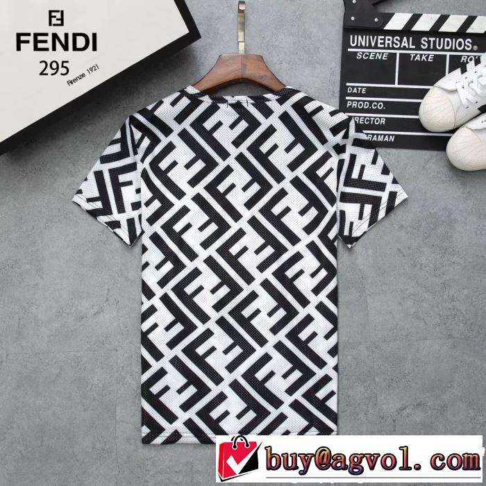 魅力的な今年らしい FENDI フェンディ半袖Tシャツ 3色可選 2019年春夏のトレンドアイテム