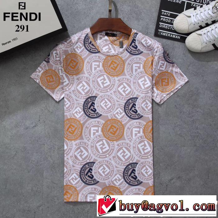 FENDI フェンディ半袖Tシャツ 3色可選 今期のトレンド定番アイテム 2019年最新ファッション