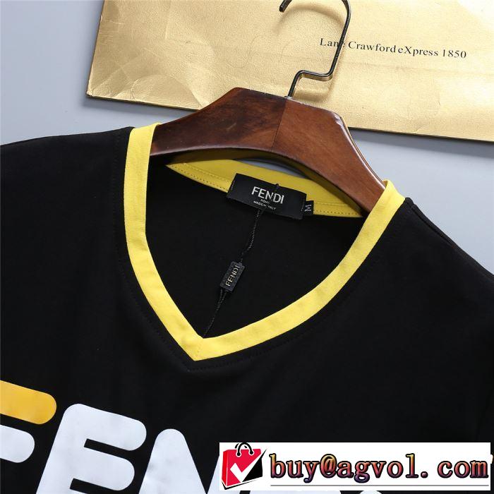【2019春夏】最新コレクション  2色可選 FENDI フェンディ 半袖 上下セットギフト最適期間限定