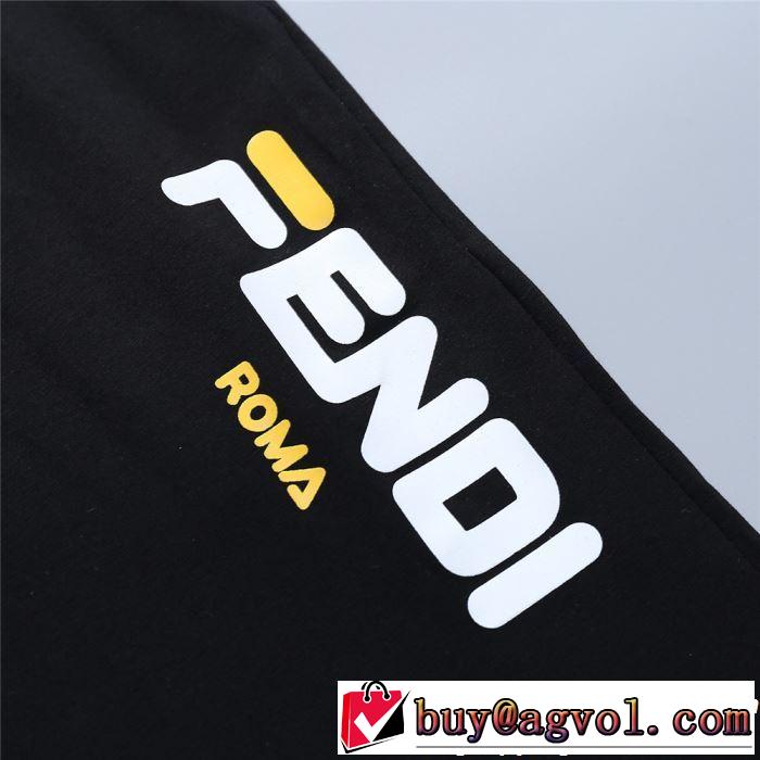 【2019春夏】最新コレクション  2色可選 FENDI フェンディ 半袖 上下セットギフト最適期間限定