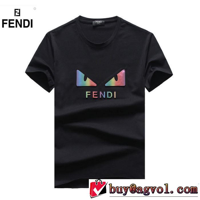 春夏のトレンドアイテム FENDI フェンディ 半袖Tシャツ 4色可選 2019春夏も引き続きトレンド