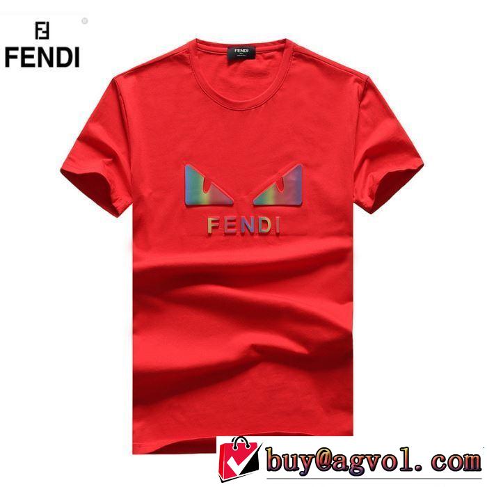 春夏のトレンドアイテム FENDI フェンディ 半袖Tシャツ 4色可選 2019春夏も引き続きトレンド