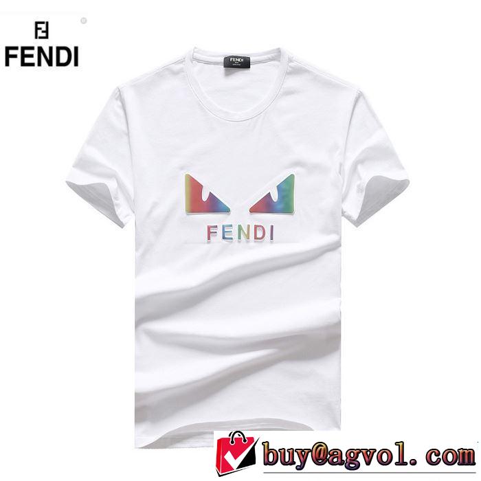 春夏のトレンドアイテム FENDI フェンディ 半袖Tシャツ 4色可選 2019春夏も引き続きトレンド