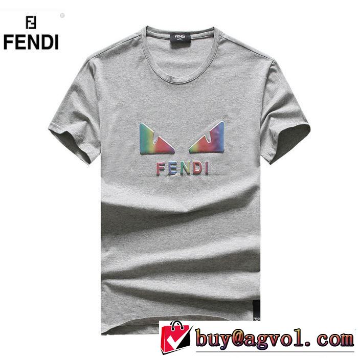 春夏のトレンドアイテム FENDI フェンディ 半袖Tシャツ 4色可選 2019春夏も引き続きトレンド