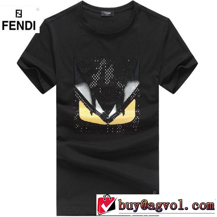 FENDI フェンディ 半袖Tシャツ 3色可選 新作コレクションを見る 2019年最新ファッション