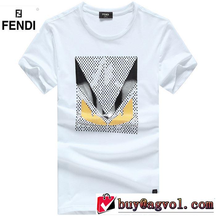 FENDI フェンディ 半袖Tシャツ 3色可選 新作コレクションを見る 2019年最新ファッション