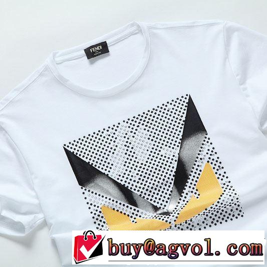 FENDI フェンディ 半袖Tシャツ 3色可選 新作コレクションを見る 2019年最新ファッション