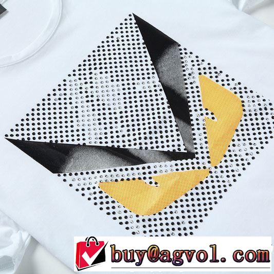FENDI フェンディ 半袖Tシャツ 3色可選 新作コレクションを見る 2019年最新ファッション