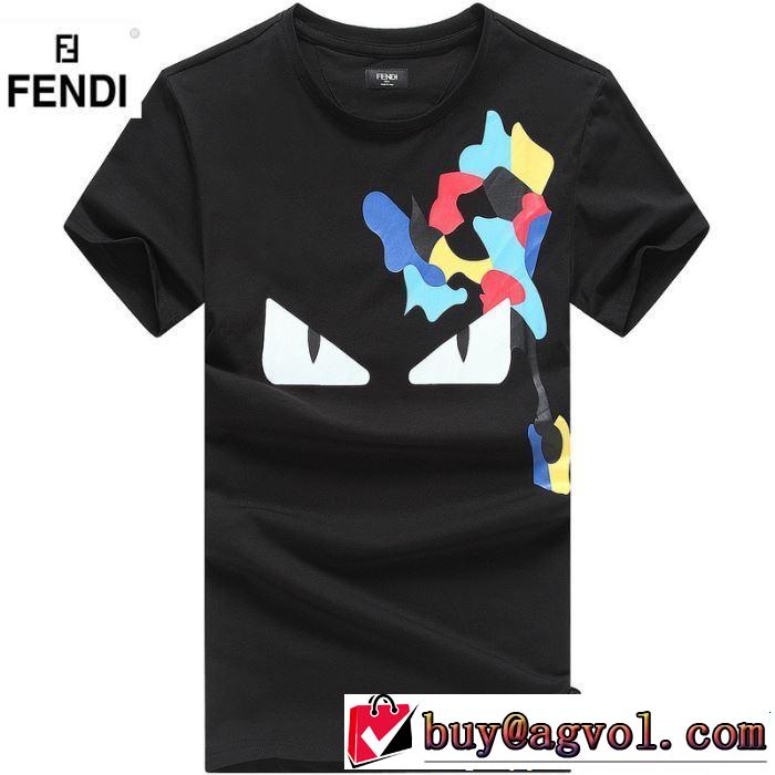 2019春夏トレンドアイテム 今シーズン注目のデザイン FENDI フェンディ 半袖Tシャツ 3色可選