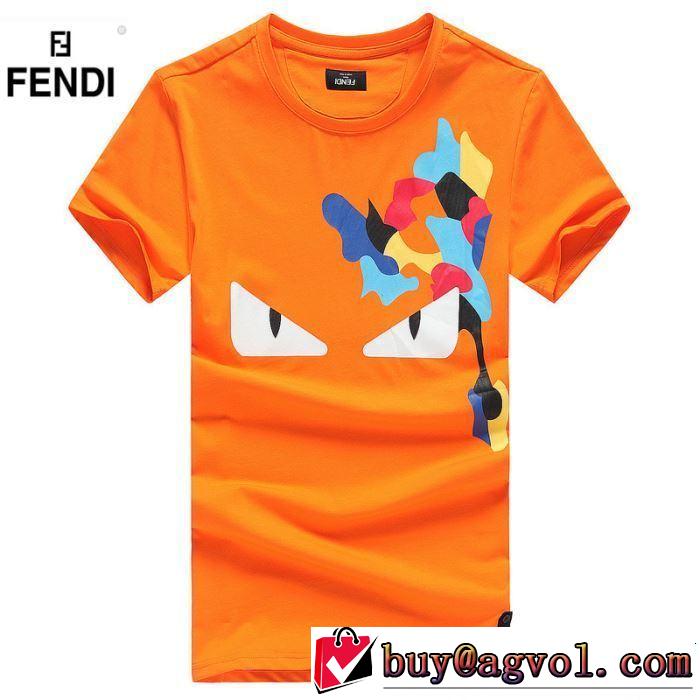 2019春夏トレンドアイテム 今シーズン注目のデザイン FENDI フェンディ 半袖Tシャツ 3色可選