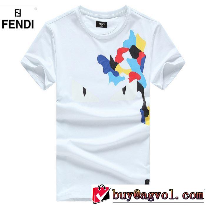 2019春夏トレンドアイテム 今シーズン注目のデザイン FENDI フェンディ 半袖Tシャツ 3色可選