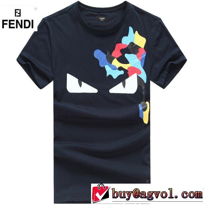 2019春夏トレンドアイテム 今シーズン注目のデザイン FENDI フェンディ 半袖Tシャツ 3色可選