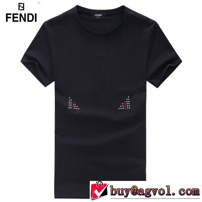 最も目立ったブランド新品 FENDI フェンディ 半袖Tシャツ 3色可選 【2019春夏】最新コレクション