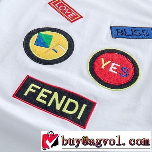 2019春夏のトレンド新商品 半袖Tシャツ 3色可選 FENDI フェンディ爽やかカジュアル人気