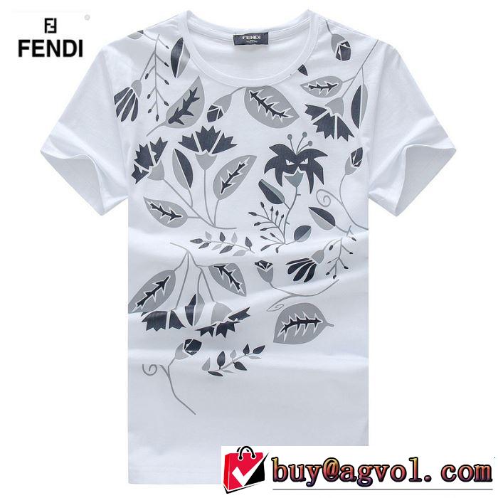 鮮度アップブランド最新 2019年春夏シーズンの人気 FENDI フェンディ 半袖Tシャツ 2色可選