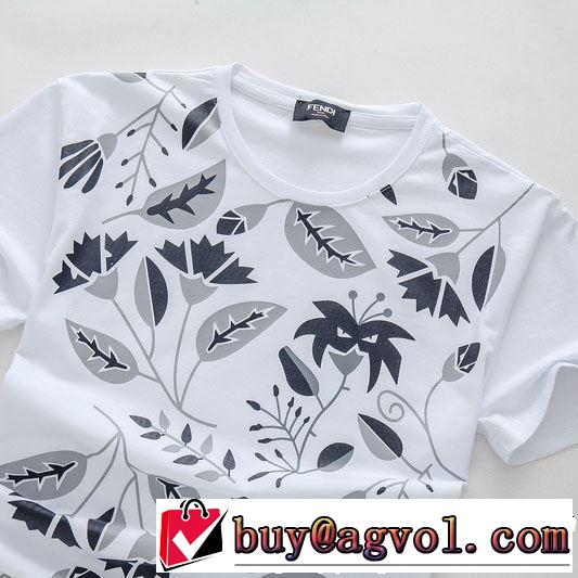 鮮度アップブランド最新 2019年春夏シーズンの人気 FENDI フェンディ 半袖Tシャツ 2色可選