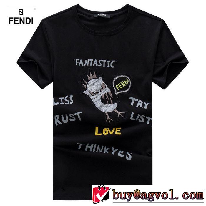 半袖Tシャツ 3色可選 2019年最新ファッション 新作コレクションを見る FENDI フェンディ
