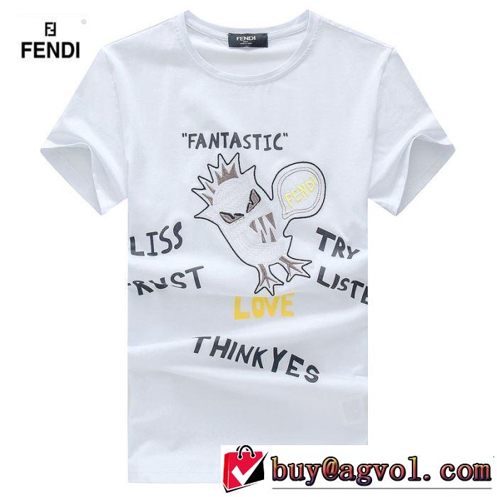半袖Tシャツ 3色可選 2019年最新ファッション 新作コレクションを見る FENDI フェンディ