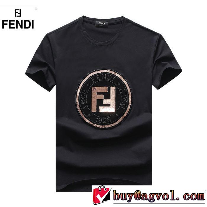 FENDI フェンディ 半袖Tシャツ 2019春夏も引き続き人気セール 欠かせない限定アイテム