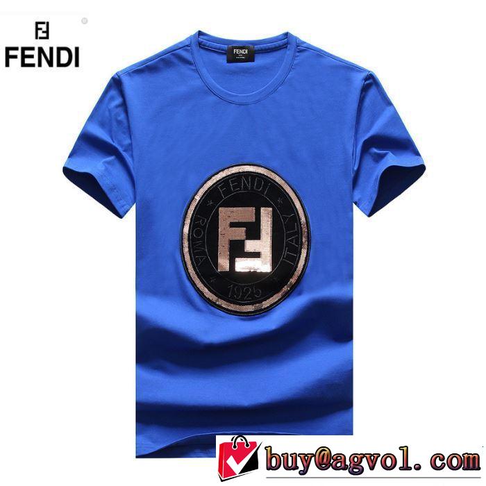 FENDI フェンディ 半袖Tシャツ 2019春夏も引き続き人気セール 欠かせない限定アイテム