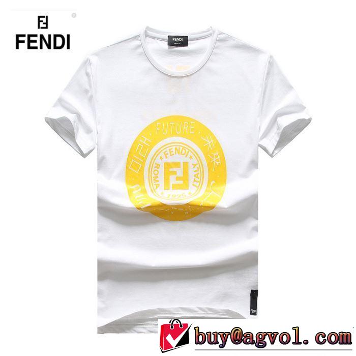 オシャレ印象で人気の高い FENDI フェンディ 半袖Tシャツ 3色可選 2019春夏は人気定番