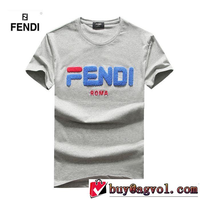 4色可選 半袖Tシャツ 大人カジュアル夏ファッション2019 今風の着こなし新品 FENDI フェンディ