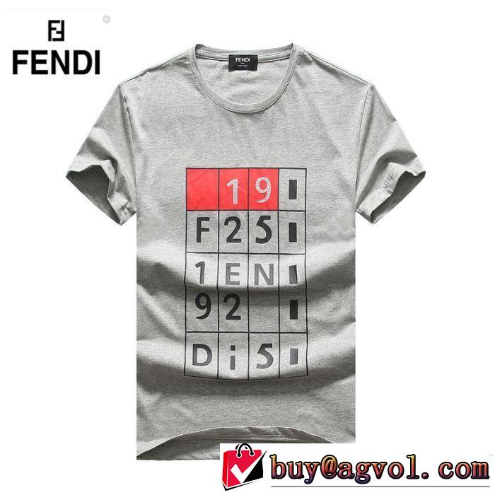 ゆったり感のあるアイテム FENDI フェンディ 半袖Tシャツ 3色可選 2019春夏のトレンド新商品