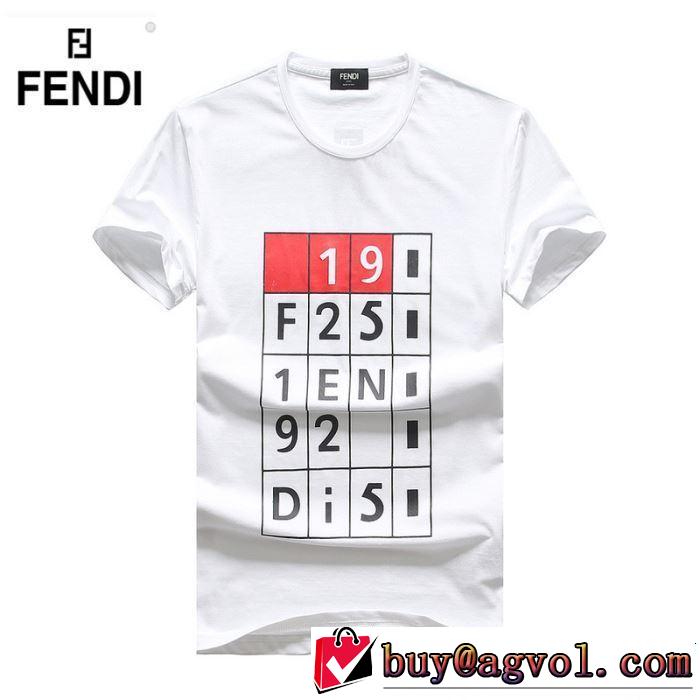 ゆったり感のあるアイテム FENDI フェンディ 半袖Tシャツ 3色可選 2019春夏のトレンド新商品