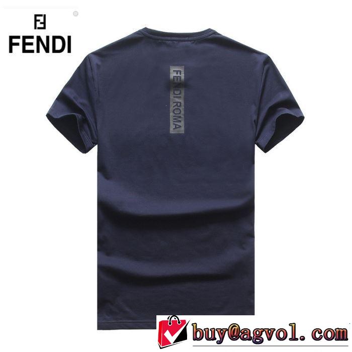 ゆったり感のあるアイテム FENDI フェンディ 半袖Tシャツ 3色可選 2019春夏のトレンド新商品