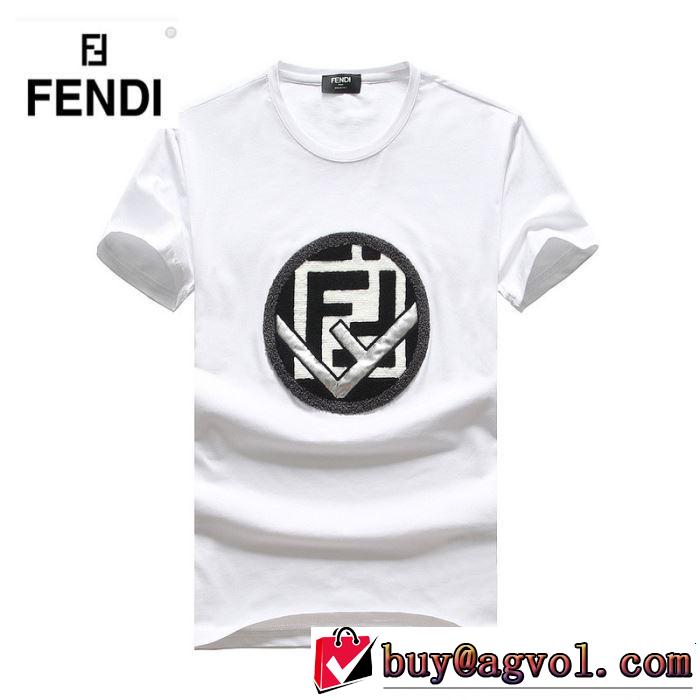 FENDI フェンディ 半袖Tシャツ 3色可選 定番のスタイル春夏限定 快適な着心地 2019即旬な装いに
