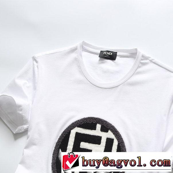 FENDI フェンディ 半袖Tシャツ 3色可選 定番のスタイル春夏限定 快適な着心地 2019即旬な装いに