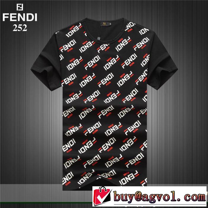FENDI フェンディ 半袖Tシャツ 3色可選 春夏！大人カジュアル 2019春夏トレンドアイテム