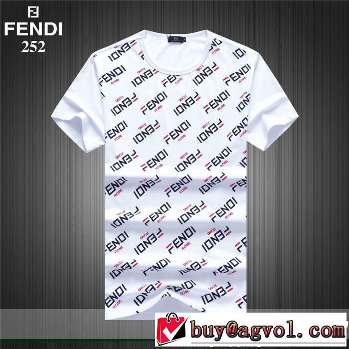 FENDI フェンディ 半袖Tシャツ 3色可選 春夏！大人カジュアル 2019春夏トレンドアイテム
