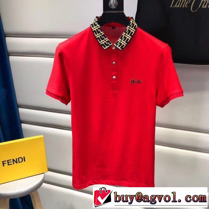 すっきりした印象に FENDI フェンディ 半袖Tシャツ 3色可選 2019年夏の一押しファッションアイテム