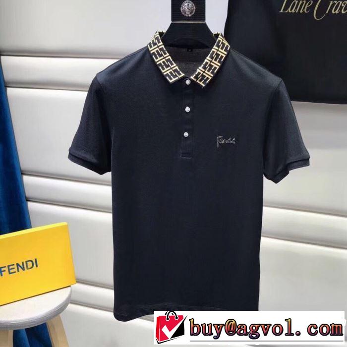 すっきりした印象に FENDI フェンディ 半袖Tシャツ 3色可選 2019年夏の一押しファッションアイテム