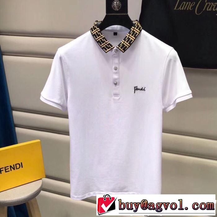 すっきりした印象に FENDI フェンディ 半袖Tシャツ 3色可選 2019年夏の一押しファッションアイテム