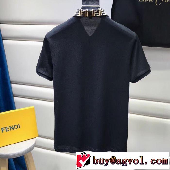 すっきりした印象に FENDI フェンディ 半袖Tシャツ 3色可選 2019年夏の一押しファッションアイテム