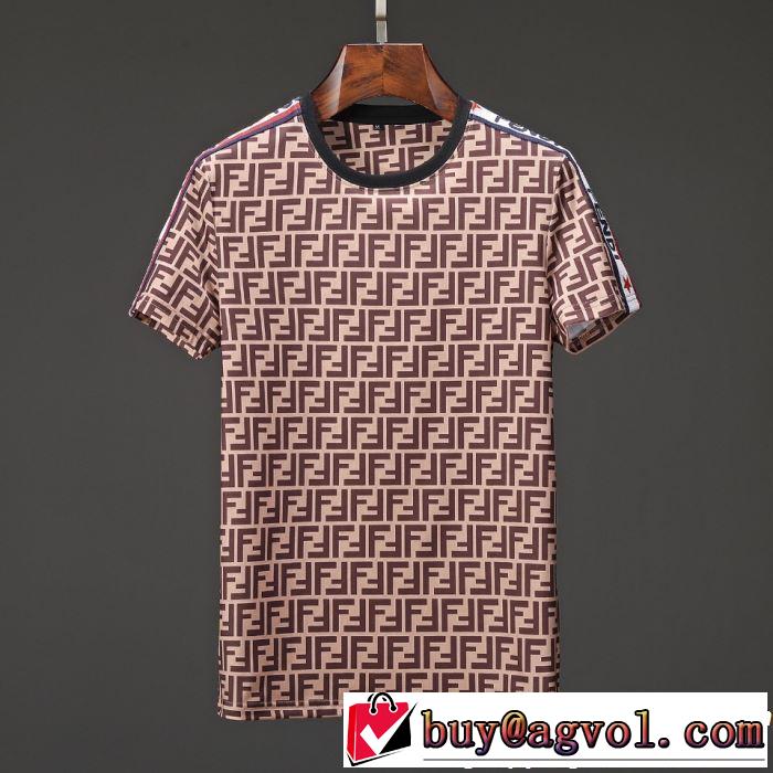 FENDI フェンディ 半袖Tシャツ 2色可選 春夏シンプルファッションでOK！ 2019年最新ファッション