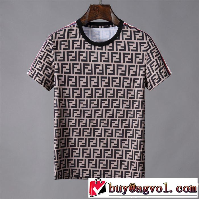 FENDI フェンディ 半袖Tシャツ 2色可選 春夏シンプルファッションでOK！ 2019年最新ファッション