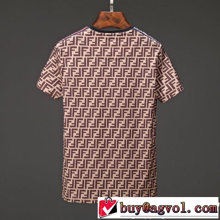 FENDI フェンディ 半袖Tシャツ 2色可選 春夏シンプルファッションでOK！ 2019年最新ファッション