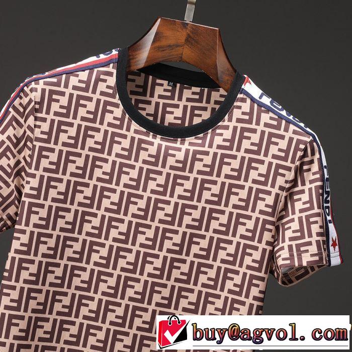 FENDI フェンディ 半袖Tシャツ 2色可選 春夏シンプルファッションでOK！ 2019年最新ファッション