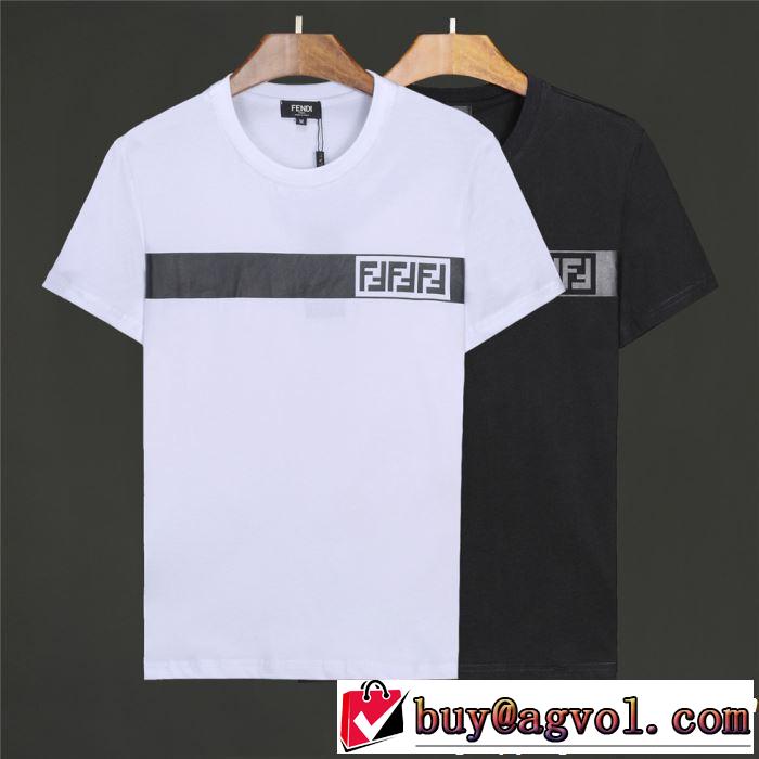 春色の最旬の人気アイテム 2019春夏も引き続きトレンド FENDI フェンディ 半袖Tシャツ 2色可選
