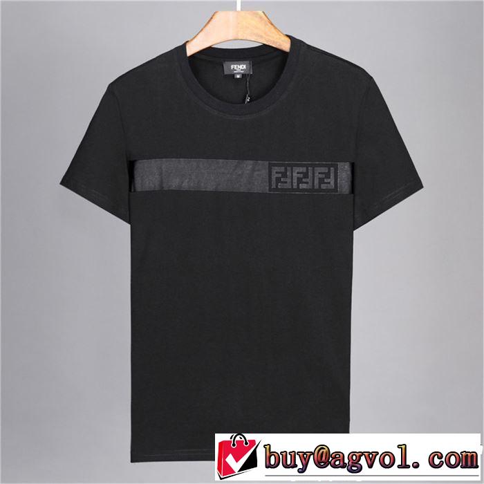 春色の最旬の人気アイテム 2019春夏も引き続きトレンド FENDI フェンディ 半袖Tシャツ 2色可選